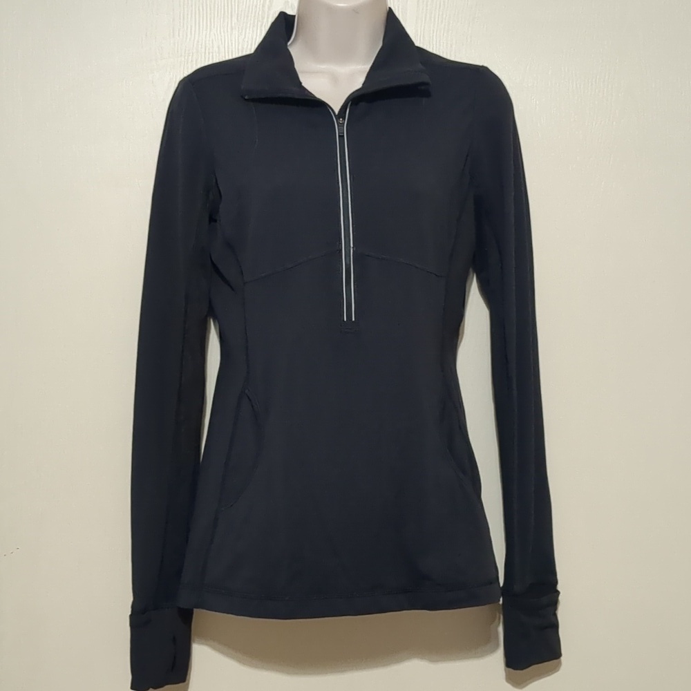 Lululemon Athletica Track Jacket Women's Half Zip Long Sleeve size 4